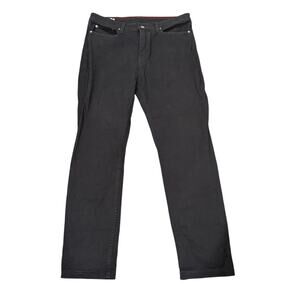 American Giant Roughneck Stretch Canvas Pants Straight Fit Dark Gray 34W x 30L